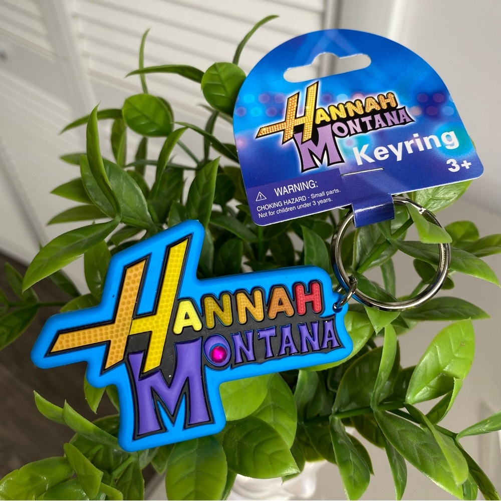 Disney Channel Hannah Montana Rubber Keychain / Key ring